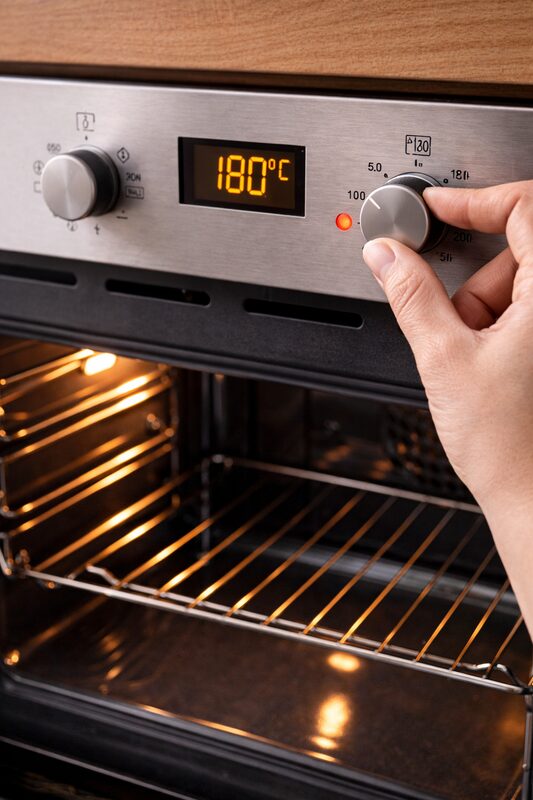 Ofen vorheizen