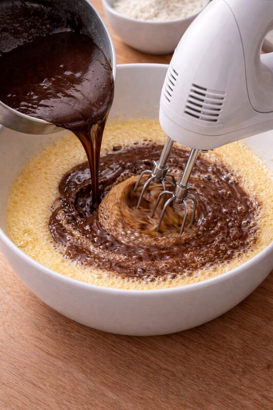 Schokolade dazugeben